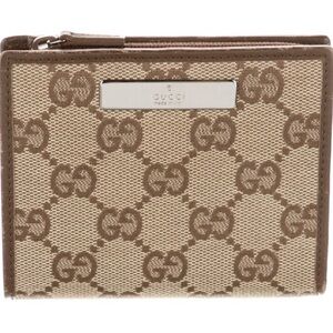 Gucci GG Canvas Brown Jacquard Wallet